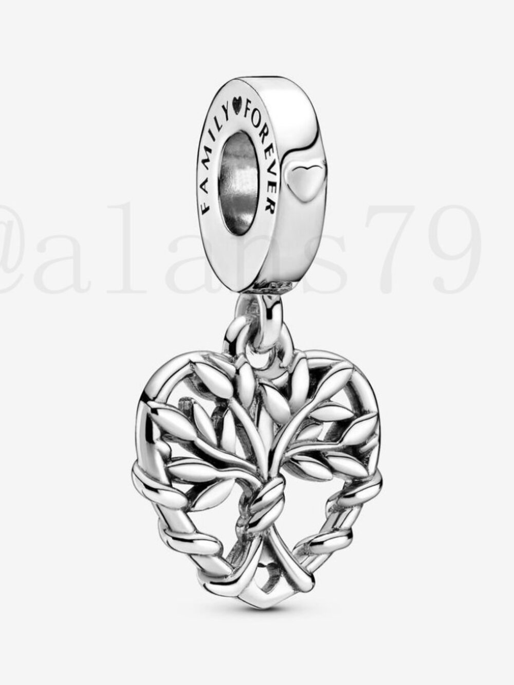 Pandora Heart Family Tree Dangle Charm